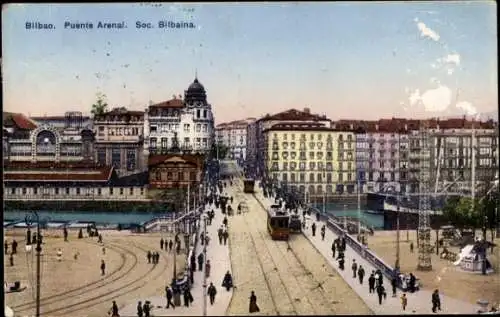 Ak Bilbao Baskenland, Arenal-Brücke