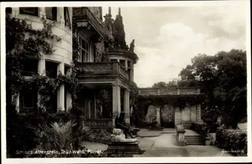 Ak Altenstein Bad Liebenstein im Wartburgkreis, Schloss Altenstein, Portal