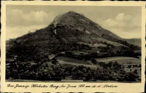 Ak Jena in Thüringen, Der Jenzig, Höchster Berg bei Jena