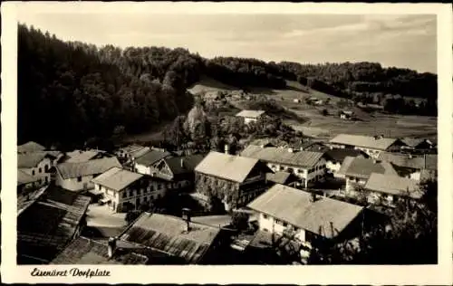 Ak Eisenärzt Siegsdorf in Oberbayern, Teilansicht, Dorfplatz