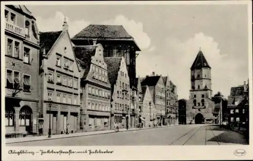 Ak Augsburg in Schwaben, Jakobertor, Jakoberstraße