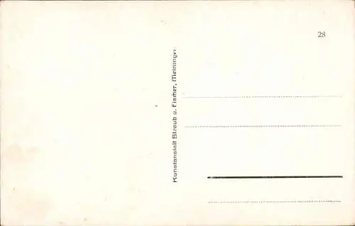 Ak Meiningen in Südthüringen, Landestheater