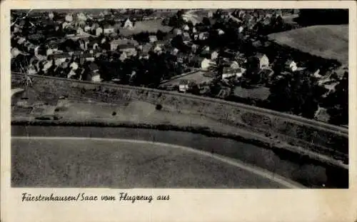 Ak Fürstenhausen Völklingen im Saarland, Luftaufnahme, Gesamtansicht