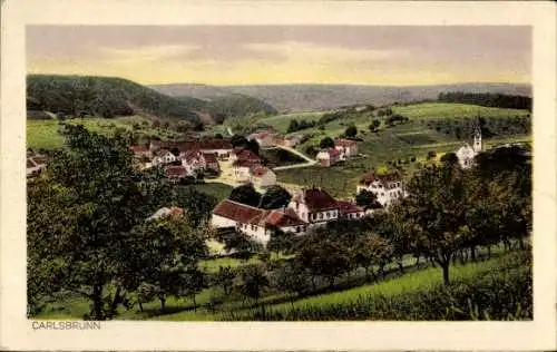 Ak Carlsbrunn Karlsbrunn Großrosseln im Saarland, Gesamtansicht