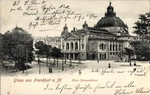 Ak Frankfurt am Main, Neues Schauspielhaus