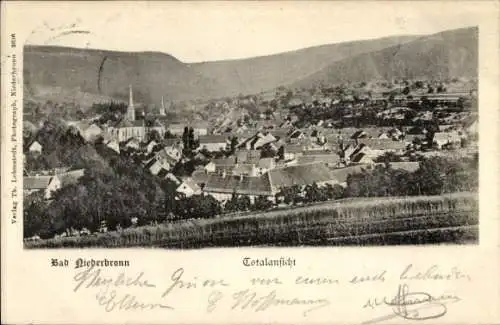 Ak Niederbronn les Bains Bad Niederbronn Elsass Bas Rhin, Totalansicht