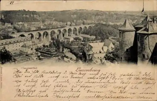 Ak Clausen Luxemburg, Clausenerthal