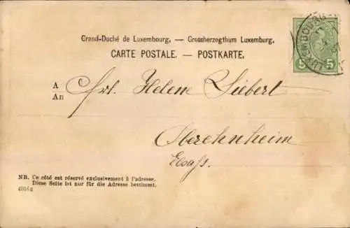 Ak Clausen Luxemburg, Clausenerthal