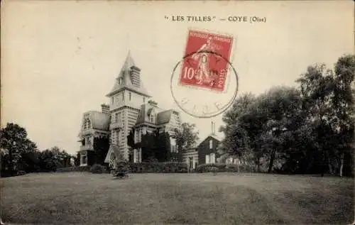 Ak Coye-Oise, Les Tilles, Chateau