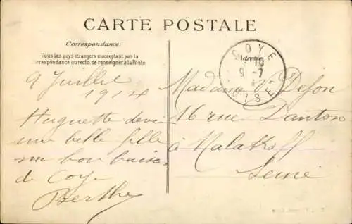 Ak Coye-Oise, Les Tilles, Chateau