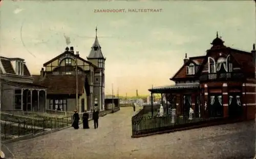 Ak Zandvoort Nordholland Niederlande, Haltestraat