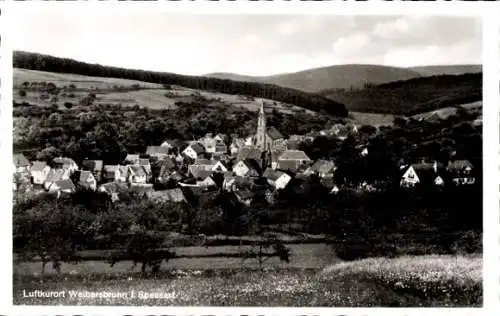 Ak Weibersbrunn im Spessart, Panorama