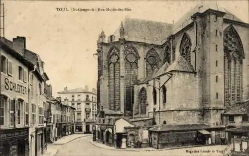 Ak Toul Meurthe et Moselle, St. Gengoult, Rue Muids-des-Bles