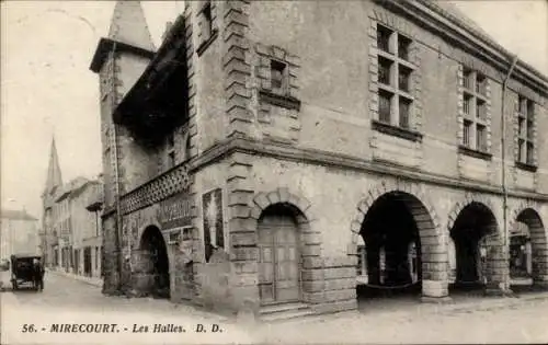 Ak Mirecourt Lothringen Vosges, Les Halles