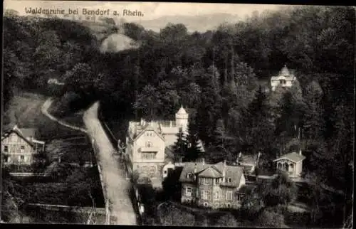 Ak Bendorf in Rheinland Pfalz, Waldesruhe, Blick auf Ortschaft und Umgebung