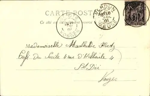 Ak Verdun Meuse, Bahnhof