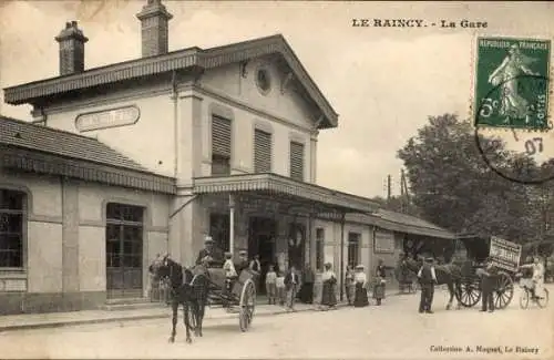 Ak Le Raincy Seine Saint Denis, Gare