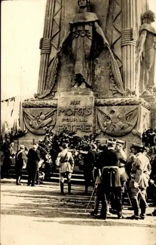 Ak Paris VIII Élysée, Place de l’Étoile, Siegesfest, President de la Republique