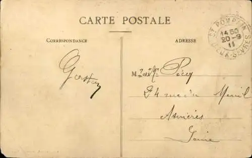 Ak Saint Pompain Deux Sèvres, Kirche