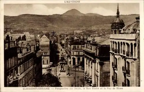 Ak Clermont Ferrand Puy de Dôme, Jaude, Rue Blatin