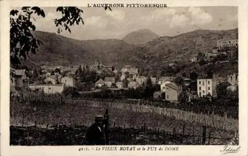 Ak Royat Puy de Dôme, Gesamtansicht