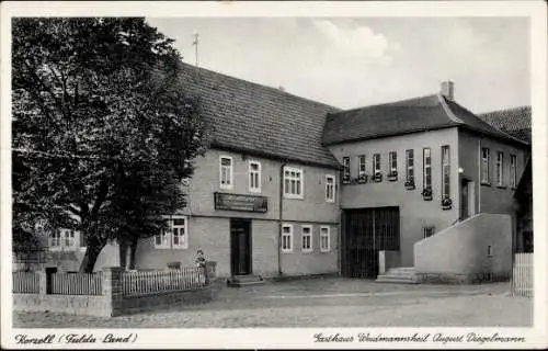 Ak Kerzell Eichenzell in Hessen, Gasthaus Weidmannsheil