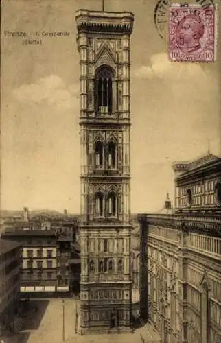 Ak Firenze Florenz Toscana, Giottos Campanile, Kathedrale