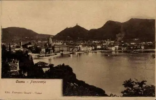 Ak Lago di Como Lombardia, Panorama