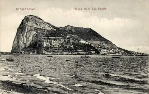 Ak Gibraltar, Felsen von San Felipe
