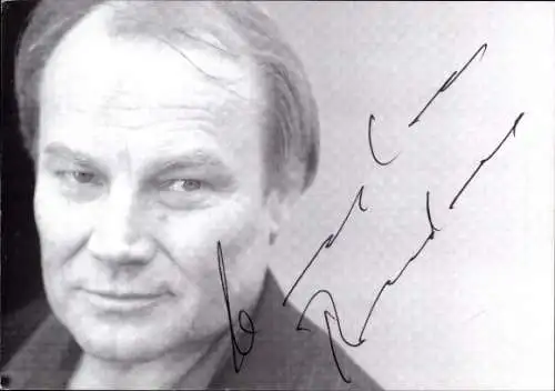 Ak Schauspieler Klaus Maria Brandauer, Portrait, Jedermanns Fest, Autogramm