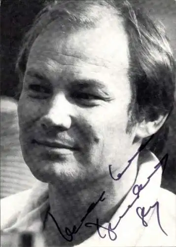 Foto Schauspieler Klaus-Maria Brandauer, Portrait, Autogramm