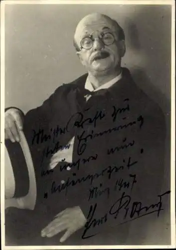 Ak Schauspieler Kurt Bogner, Portrait, Autogramm