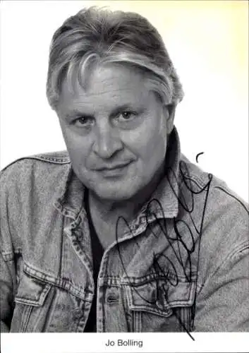 Ak Schauspieler Jo Bolling, Portrait als Andy Zenker in Lindenstraße, Autogramm