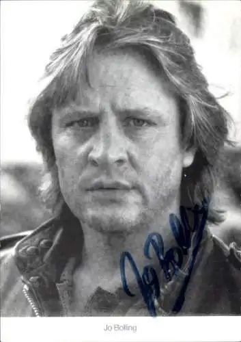 Ak Schauspieler Jo Bolling, Portrait als Andy Zenker in Lindenstraße, Autogramm