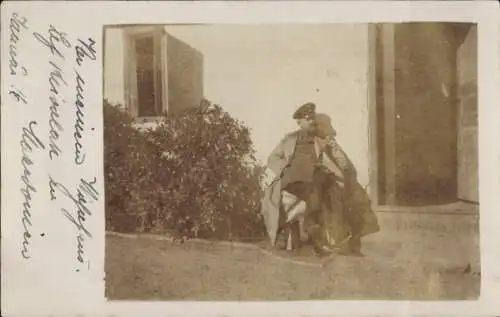 Foto Ak Krivolak Mazedonien, Deutscher Soldat in Uniform, I WK