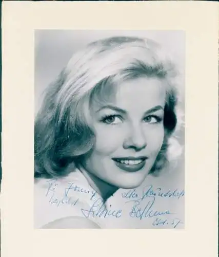 Foto Schauspielerin Sabine Bethmann, Portrait, Autogramm