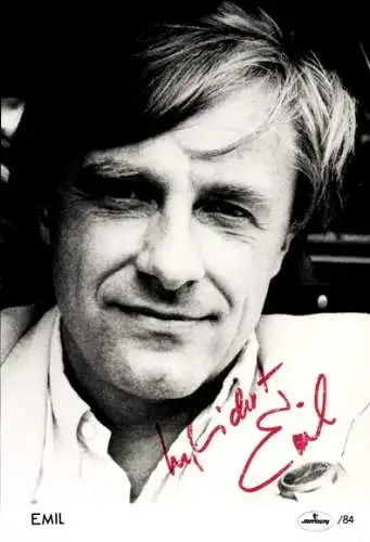 Foto Schauspieler Emil Steinberger, Portrait, Autogramm