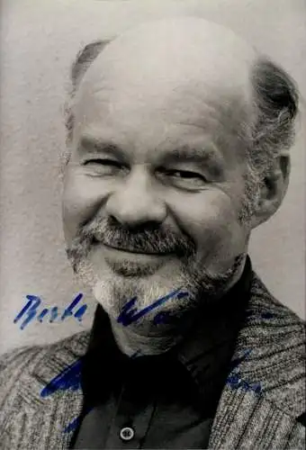 Foto Schauspieler Ralf Wolter, Portrait, Autogramm