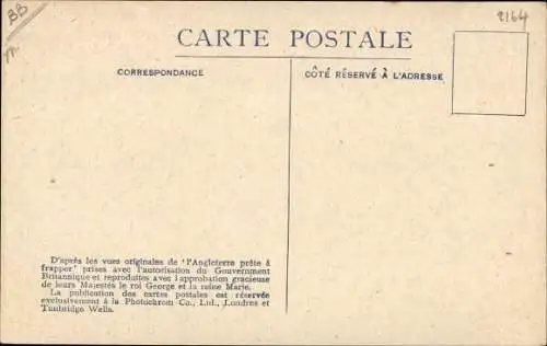 Ak L'Africa en Mer, L'Angleterre prete a frapper, Britisches Kriegsschiff