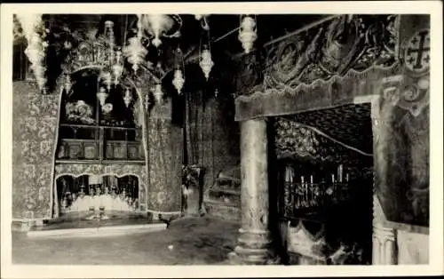 Ak Jerusalem Israel, Heiliger Stern der Geburtskirche