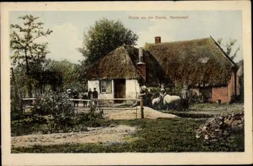 Ak Nunspeet Gelderland, Hutje op de Zoom