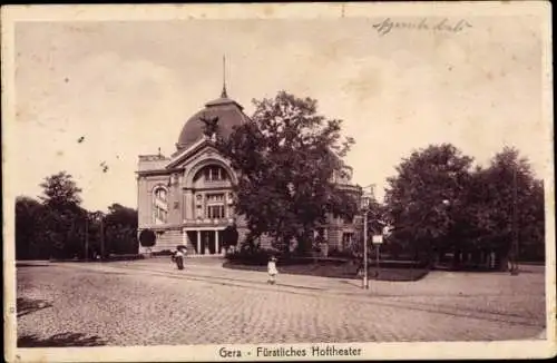 Ak Gera in Thüringen, Fürstliches Hoftheater