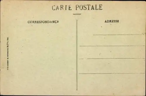 Ak Cote d'Azur, Pferd mit Hut