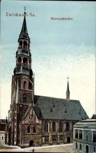 Ak Zwickau in Sachsen, Marienkirche