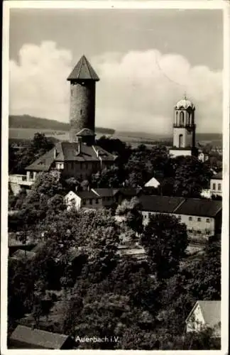 Ak Auerbach im Vogtland, Gesamtansicht