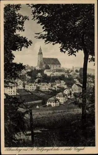 Ak Schneeberg Neustädtel im Erzgebirge, St. Wolfgangskirche