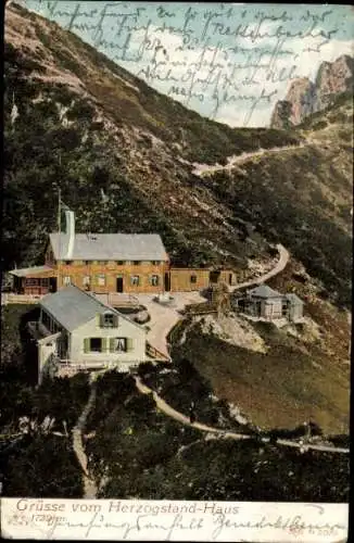 Ak Kochel am See in Oberbayern, Herzogstand