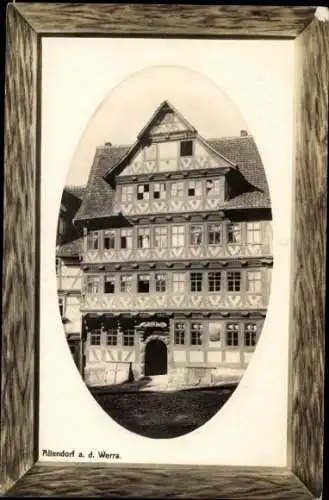 Präge Passepartout Ak Bad Sooden Allendorf an der Werra Hessen, Haus