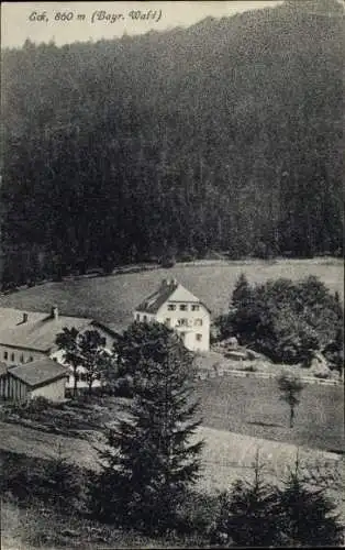 Ak Eck Berchtesgaden in Oberbayern, Gesamtansicht