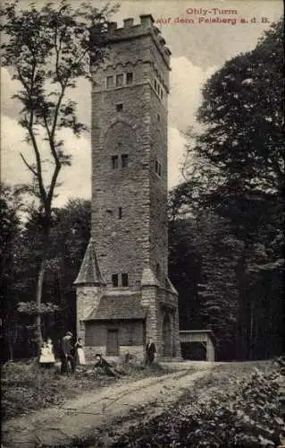 Ak Felsberg im Odenwald Hessen, Ohly-Turm
